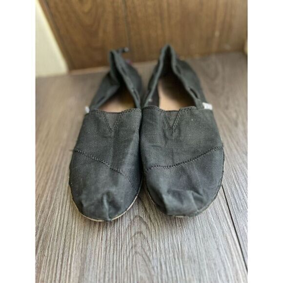Bobs woman's Black Slip On‎ Flats Size 7.5 - Picture 2 of 7